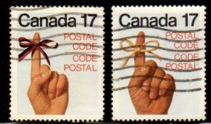 Canada - #815 - 816 Use Postal Code set/2 - Used