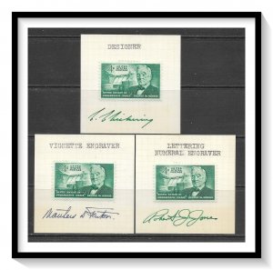 US #1184 George Norris Signed Set Mint