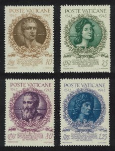 Vatican Raphael da Sangallo Maratti Canova Artists 4v 1944 MNH SC#87-90