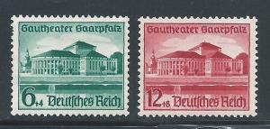 Germany #B121-22, Prev hinged