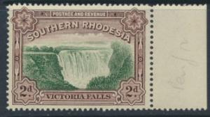 Southern Rhodesia SG 35a perf 14 mint never hinged margin copy