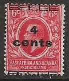 British East Africa and Uganda Protectorate 62 [h]