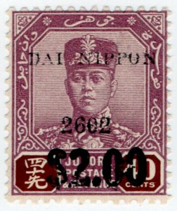 (I.B) Malaya States Revenue : Johore $2 OP (Japanese Occupation)