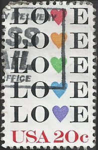 # 2072 USED LOVE STAMP