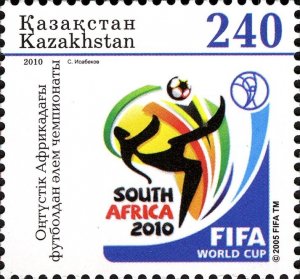 Kazakhstan 2010 MNH Stamps Scott 620 Sport Football Soccer World Cup South Afric