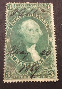 US Scott #R86c F/VF Used CV $55 / Price $33 + $1 shipping