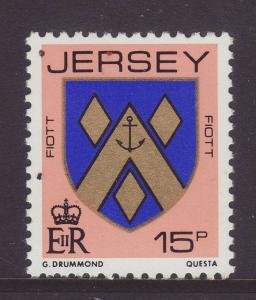 1981 Jersey 15p Perf 14 U/Mint SG264