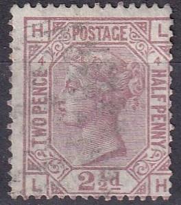 Great Britain #67 Plate 4 F-VF Used  CV $60.00 Z20