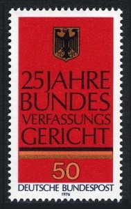 Germany 1208 two stamps, MNH. Michel 879. Federal Constitutional Court, 1976.