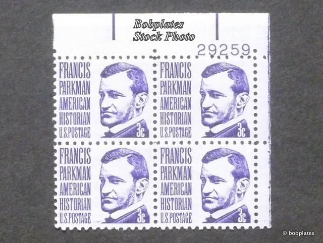 #1281 Parkman Upper Left  Plate Block 34243 F-VF NH