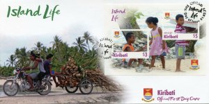 Kiribati Cultures Stamps 2021 FDC Island Life Landscapes Traditions Nature 1v MS