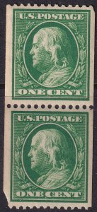 #385 Mint NH, VF, Pair, corner out at bottom right (CV $240) (CV $100 - ID382...