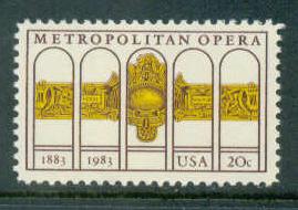 2054 20c Opera Fine MNH