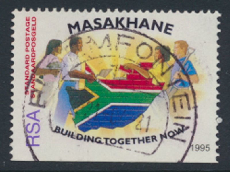 South Africa SC# 916   Masakhane   Used  1995  as per scan         