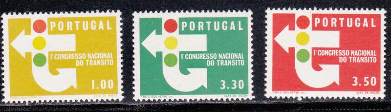 Portugal # 942-944, Traffic Signs, Mint NH, Half Cat