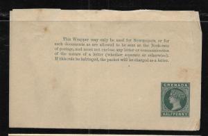 Grenada Postal Stationery Wrapper H&G 1 Mint