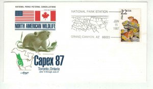 1987 CAPEX Canada North American Wildlife PIKA GRAND CANYON ARIZONA PICTORIAL
