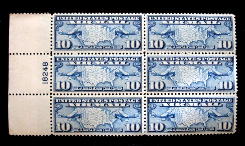 US - SCOTT# C7 - PLT# BLOCK 6 - MNH - CAT VAL $45.00