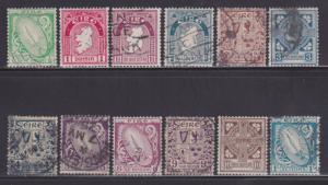 Ireland 65-76 F-VF-used set nice colors cv $ 122 ! see pic !