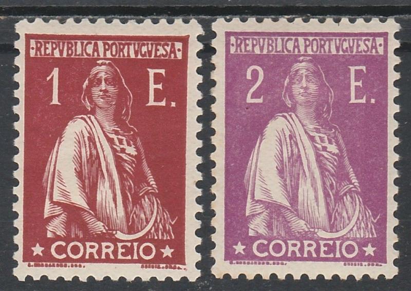 PORTUGAL 1930 CERES 1E AND 2E 