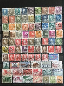 Denmark m/u collection 332 stamps SCV $100+