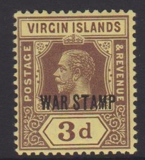 Virgin Islands Sc#MR2 MNH