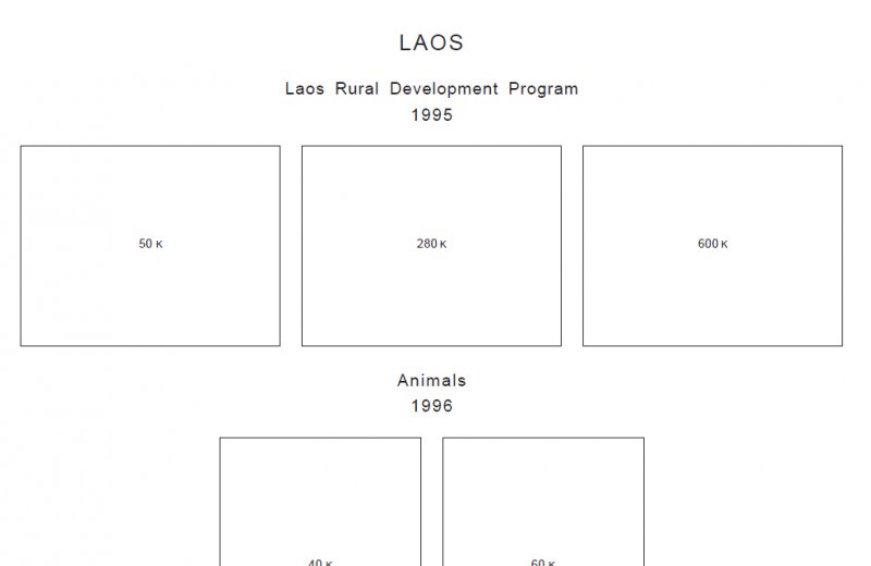 LAOS STAMP ALBUM PAGES 1951-2011 (346 PDF digital pages)