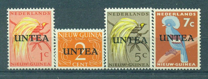 West Irian sc# 1a-19a (untea set) mh cat value $51.10