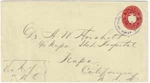 Panama 1913 David cancel on stationery envelope to the U.S.