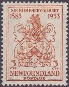 Newfoundland Scott 214 VF LH