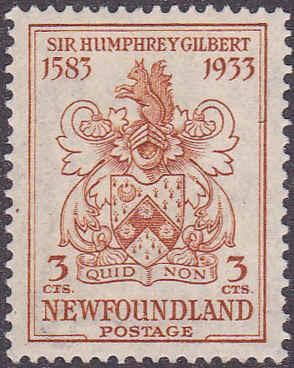 Newfoundland Scott 214 VF LH