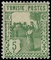 TUNISIA   #77 MH (2)