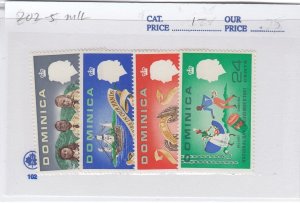 Dominica 202-5 National Day mint