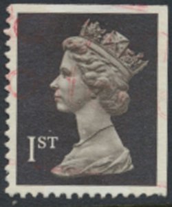 GB  Machin 1st SG  1450  corner imperf  SC# MH184  Used  see details & scans