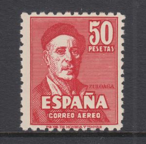 Spain Sc C124 MNH. 1947 50p Ignacio Zuloaga, top value to set, fresh & F-VF