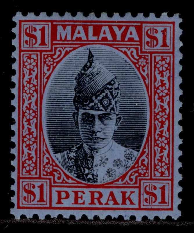 MALAYSIA - Perak GVI SG119, $1 black & red/blue, M MINT. Cat £150. 