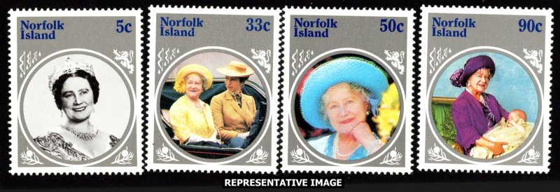 Norfolk Islands Scott 364-367 Mint never hinged.