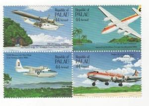 Palau - 1985 - Airplane Airmails - Set of 4 stamps - Scott #C10-13 - MNH