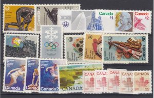 Canada Modern Mint Collection Of 19 MNH BP7828