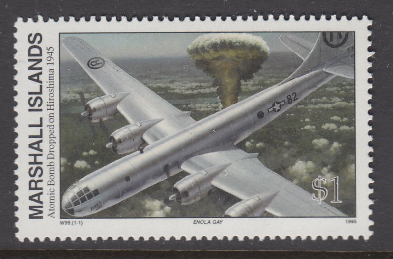 Marshall Islands 520 Atomic Bomb Dropped on Hiroshima MNH VF