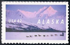 #4374, Single.  \Alaska Statehood\  MNH  42 cent