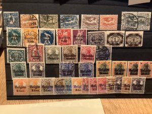 Germany mixed mounted mint and used stamps   Ref A349