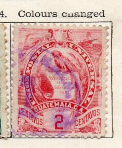 Guatemala 1900 Early Issue Fine Used 2c. NW-217039