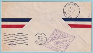 UNITED STATES FIRST FLIGHT COVER - 1928 FROM AKRON OHIO - CV377