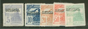 Honduras #O23-7  Single (Complete Set)