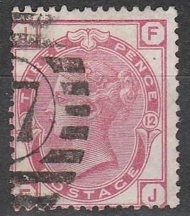 Great Britain #61 Plate 12 Fine Used CV $47.50  (A9377)