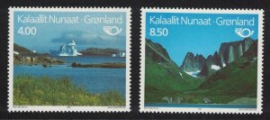 Greenland Nordic Countries' Postal Co-operation Tourism 2v 1995 MNH SG#280-281