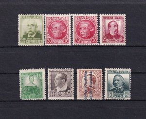 SA16c Spain 1930's selection of unused stamps