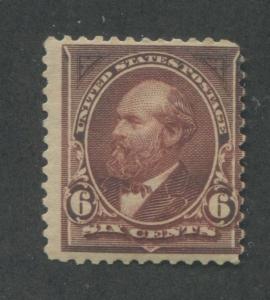 1895 US Stamp #271 6c Mint Never Hinged Average Catalogue Value $150