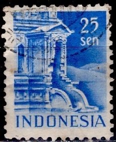 Netherlands Indies (Indonesia) 1949: Sc. # 318; Used Single Stamp